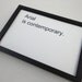 Art Typography  Print An Ode to Fonts - Arial in 4 x 5 Black and White