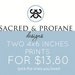 Print Sale TWO 4 X 6 inches art prints of YOUR Choice for 13.80 USD