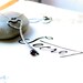 Skeleton Key Pendant, Rustic Valentines Skeleton Sterling Silver Key, Secret Key, Key To My Heart