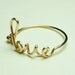 Love wire ring - gold permanently copper wire- custom size- by Dereck Maltez Keoops8 Shop