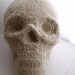 Human Skull Pillow 3D