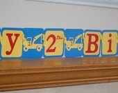 Tow Truck Construction Birthday Banner
