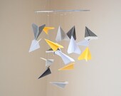 Cute Paper Airplane Mobile - Choice of Colors