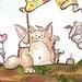Monster Parade - Cute Fuzzy Monsters 8x10 print