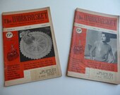 Vintage Workbasket Magazines March April 1953 Issues Collectible Ephemera Recipes Advertisements Sewing Crafts Ideas Instructional Supplies