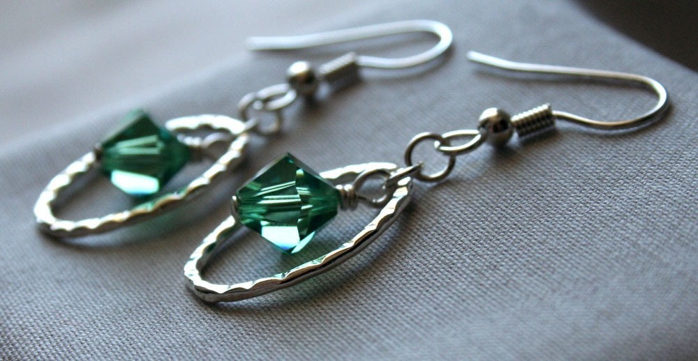 Bridesmaid Earrings Package, 3 Pairs, Bridesmaid Gift, Wedding Jewelry, Swarovski Crystal Drop Earrings