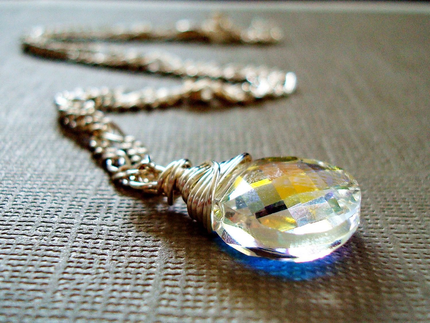 Garnet Til Alexandros XVII - Swarovski Crystal on Sterling silver