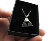 Legend of Zelda 1" Triforce - Polished Stainless Steel