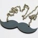 SALE - Mustache Necklace Pringles - MOvember special
