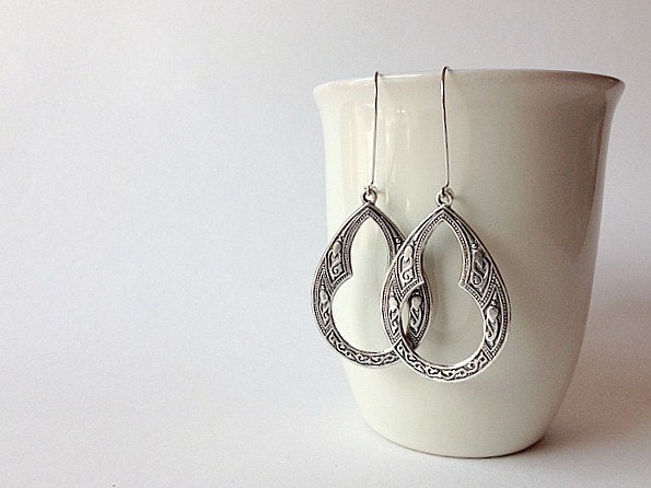 Spanish Gypsy Keyhole Earrings Bohemian Jewelry