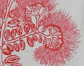 Pohutukawa tea towel