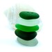 Beach Glass Double Drilled Button 2 and pendants