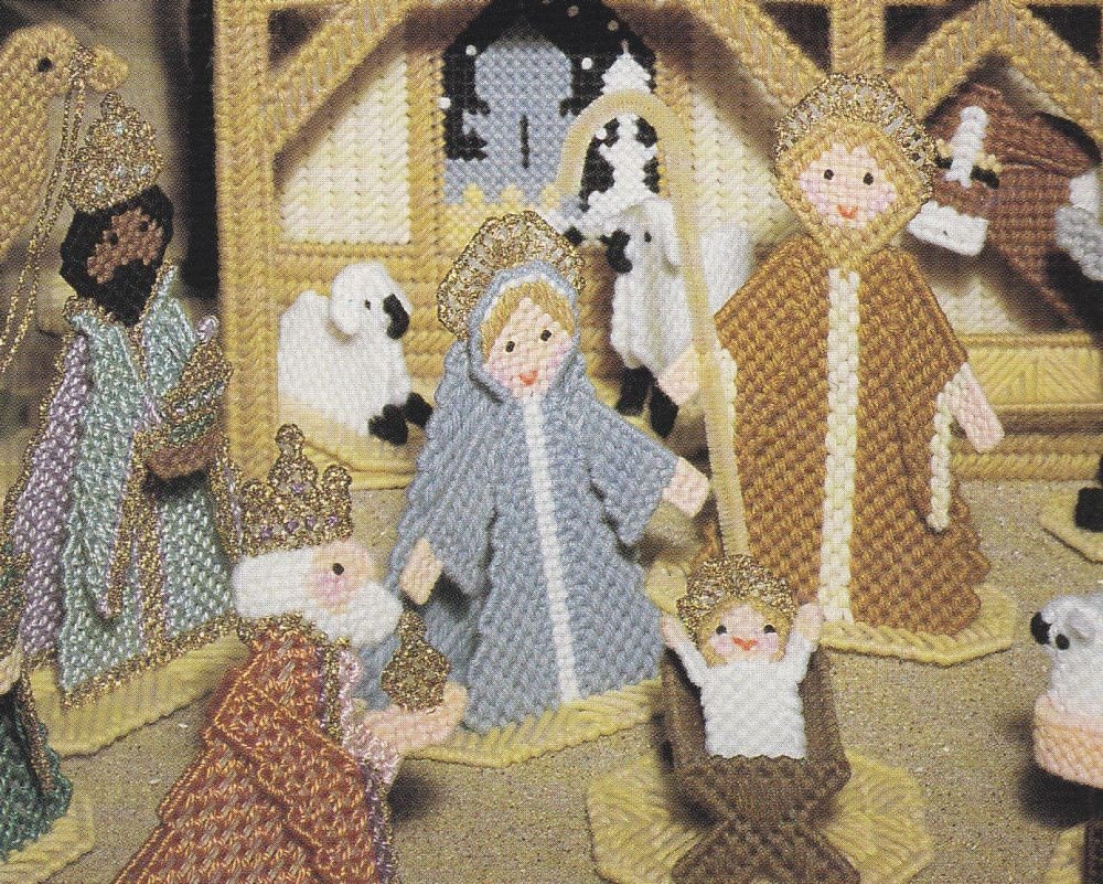 Items similar to The Nativity in Plastic Canvas Pattern Leisure Arts