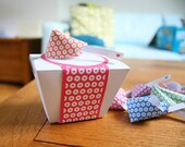 Printable Love Fortune Cookies with Takeout Box, Favours, Gift (704)