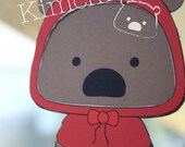Printable Paper Doll - Kimchi Bear (1001)