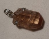 Champagne Topaz (13.2 ct.) Pendant in Sterling