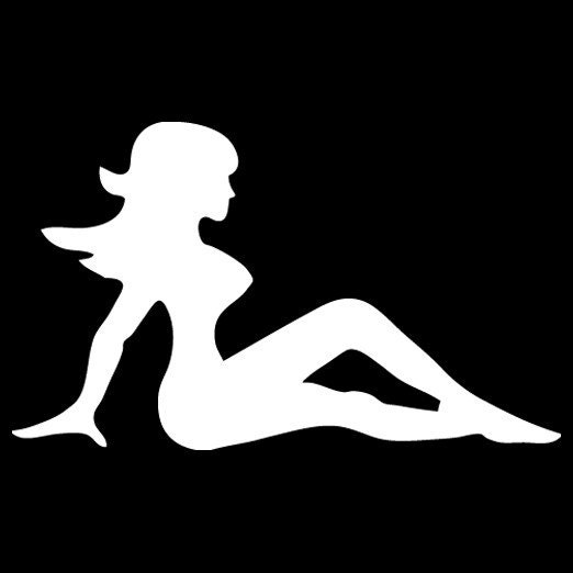 Mudflap girl Die Cut Vinyl Decal (470) Mature