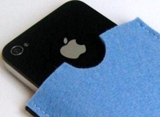 iPhone 4 Case in pure wool felt