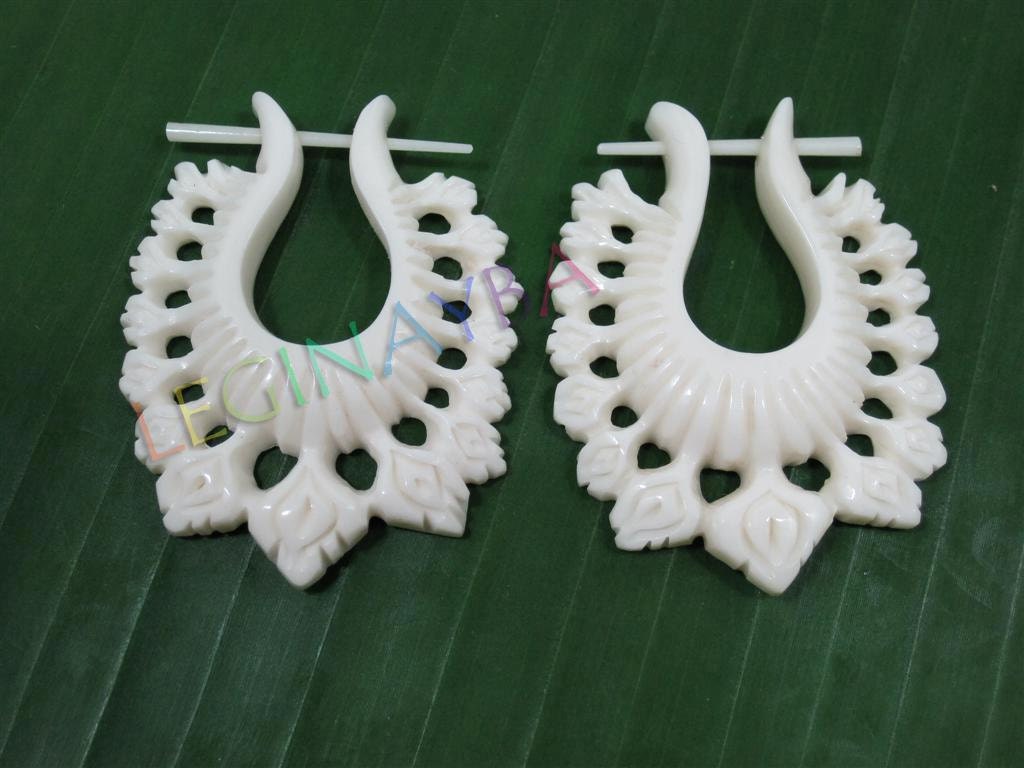 SUPER SALE bone earrings fake gauges