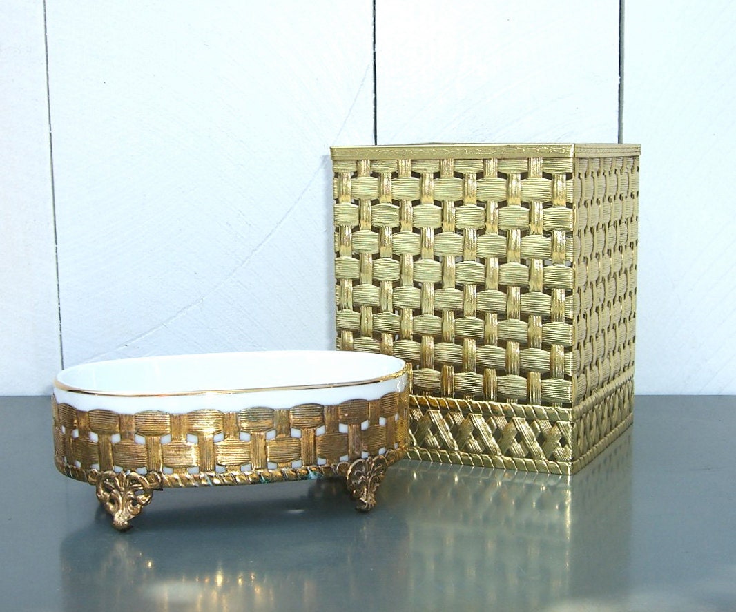 Hollywood Regency Bathroom Accessories