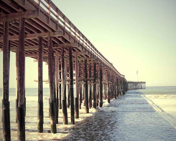 16x20 Photo- Beach Photography, Landscape Photography,  Nautical Decor-Wall Decor ,California Travel Photograph Beach Home Decor