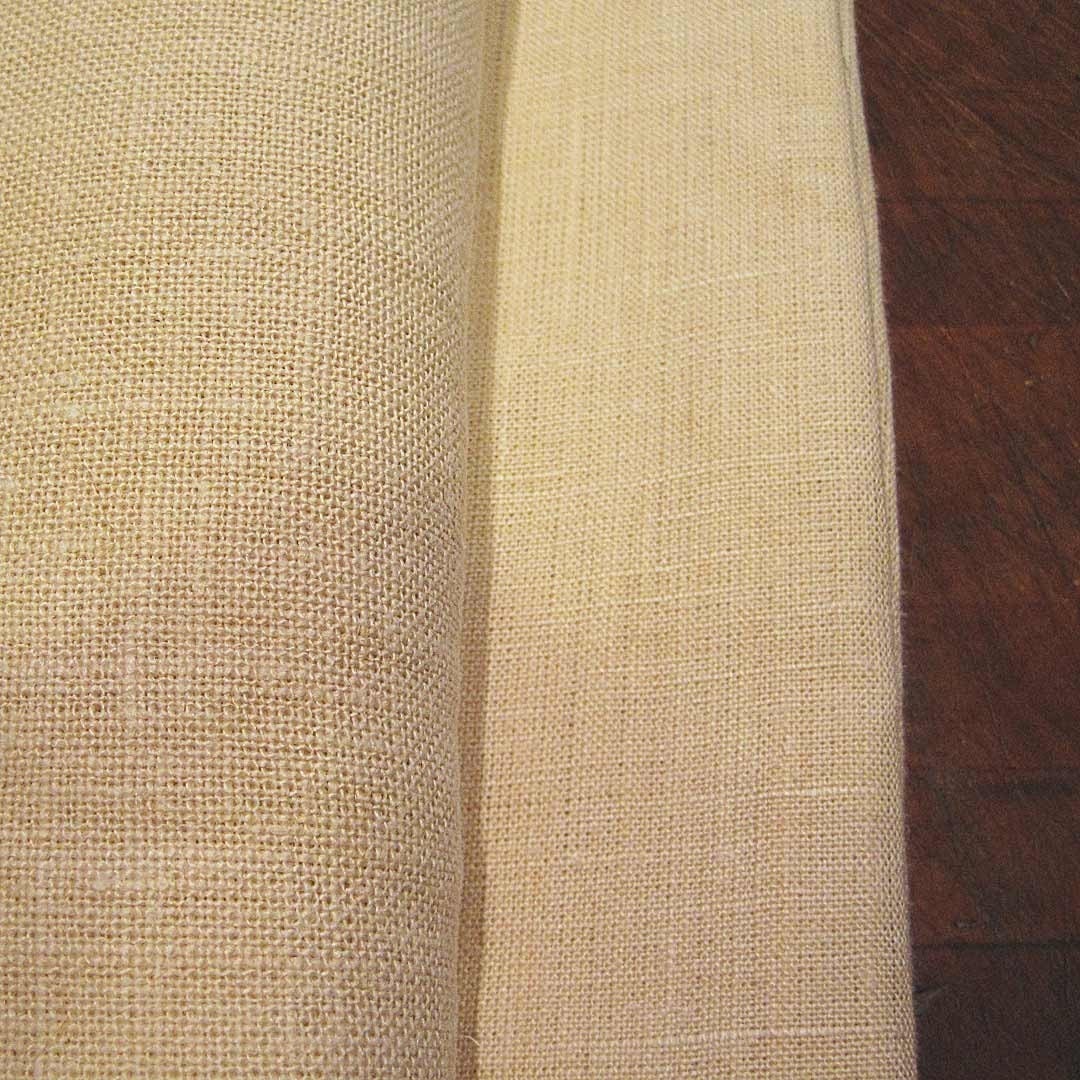 100 Percent Natural Hemp Linen like Fabric By the by Mateacogreen