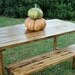Reclaimed Wood Table and Bench