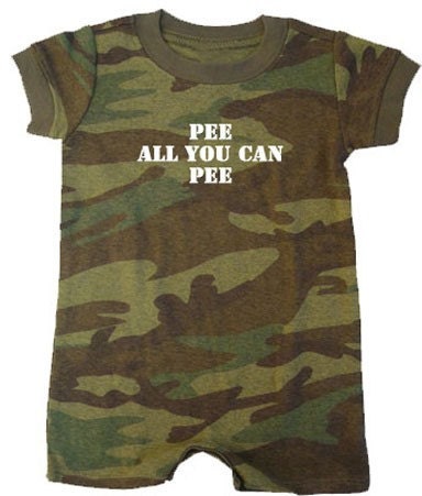 Pee all you can Pee custom personalized funny baby onesie shirt