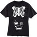 Halloween custom skeleton NON Maternity shirt - STANDARD TEE for men with Sympathy Bump