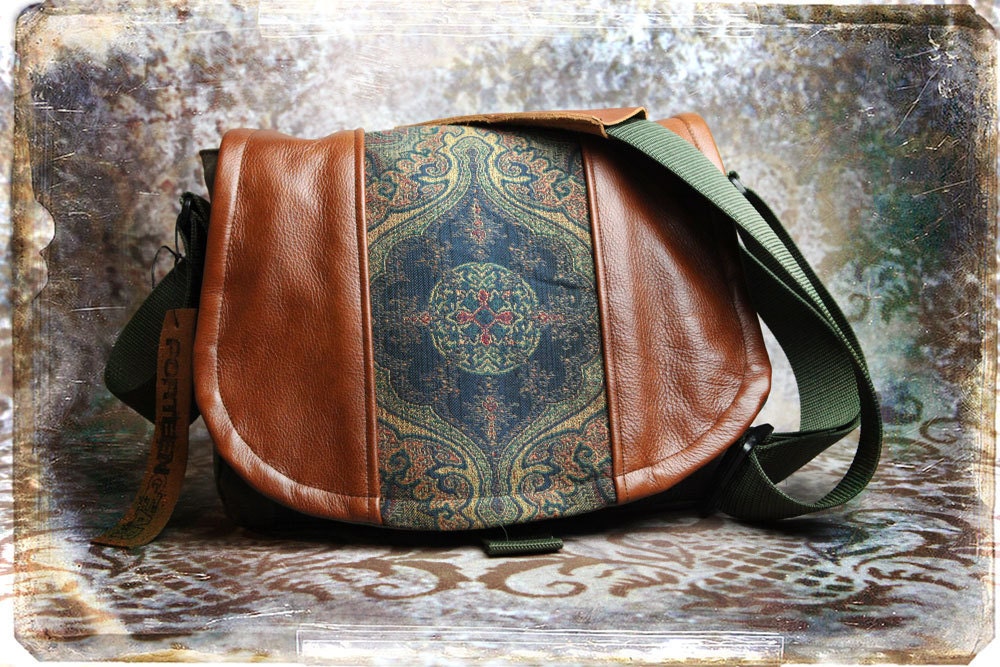 Leather Camera Bag - Tapestry Medium DSLR - Pre-Order