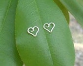 Silver Heart Earrings
