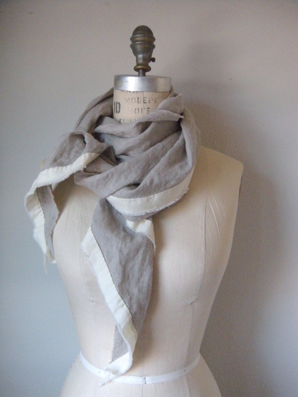 the joey washed linen scarf