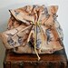 Carlos Falchi Tan Animal Print Leather Handbag