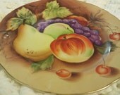 Lefton Hand Painted Plate
