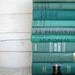 Ocean Books Instant Library Collection Decorative Books Photography Props Turquoise Books by the Foot Teal Green
