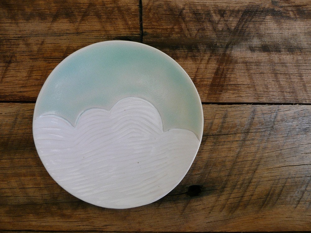 RESERVED Sora Sky Rd Ceramic M Dish