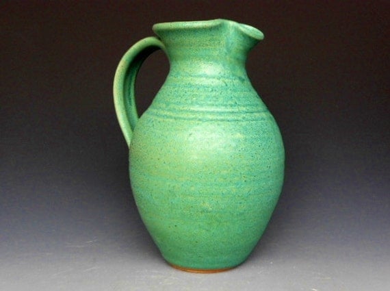 Flower Vase Pitcher Green