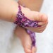 Baby Barefoot Sandals. Girl stylish foot wear for those tiny earth bound toes.