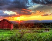 8x12 Print Spectacular Sunset over the Kingdom