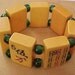 Mahjong Bakelite bracelet tiles from 1930s