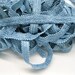 Blue Gimp Trim DESTASH Great for Crazy Quilting Boho Home Dec LONG PIECES
