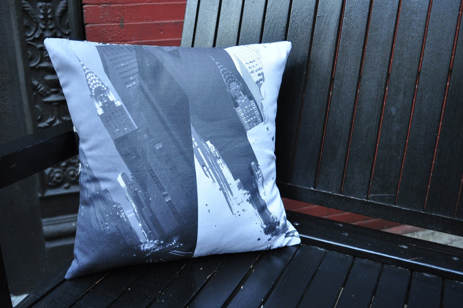 A View of 42nd Street New York CIty Pillow