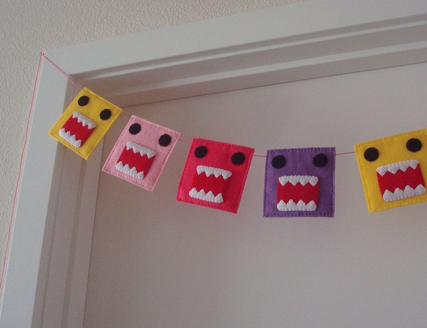 FREE SHIPPING, Kawaii Monster Garland Banner