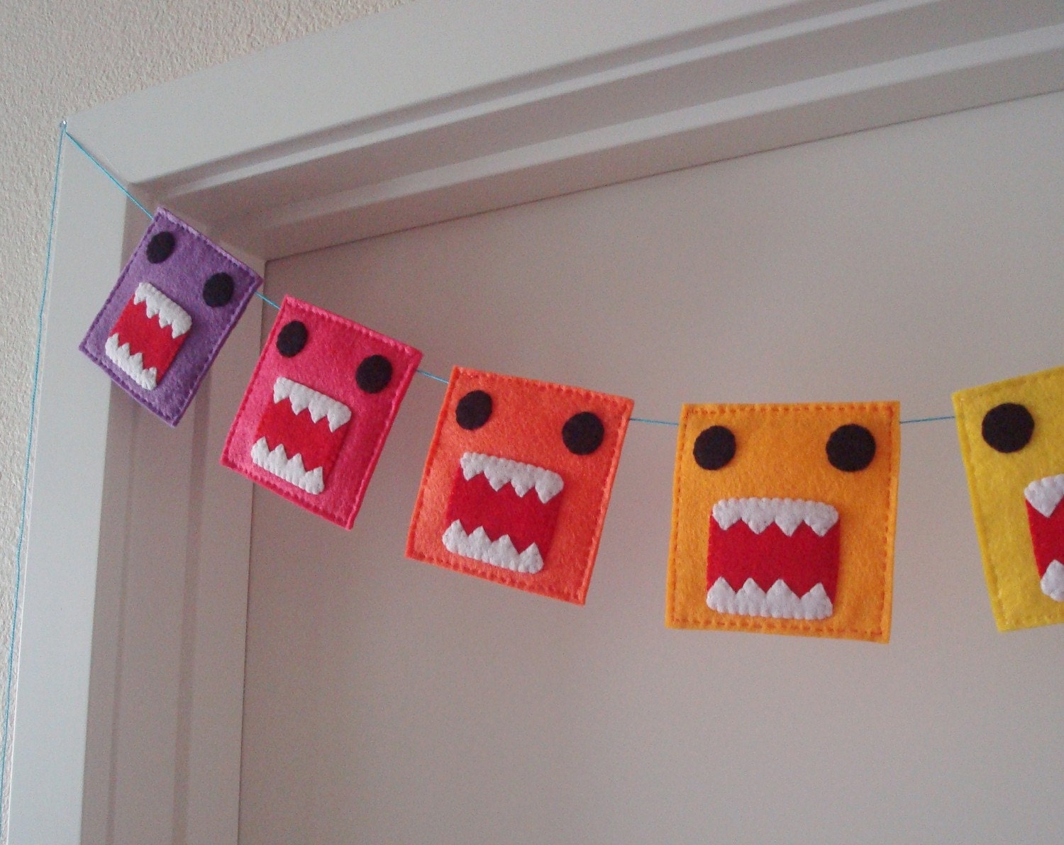 FREE SHIPPING, Kawaii Monster Garland Banner