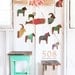 Lilla Vän: LARGE DALA HORSE ( painted wood animal silhouette, swedish decor )