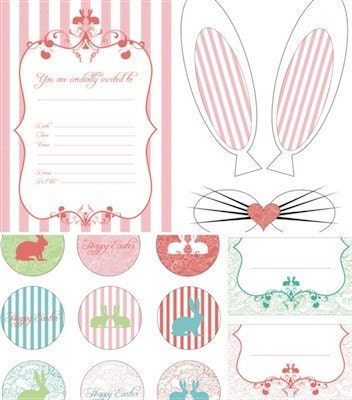 Vintage Easter Printable Party Il_170x135