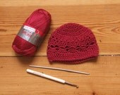 Pattern for Doll Crochet Beret Aline