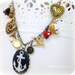 Dive To My Heart, Handmade Vintage-Inspired Necklace