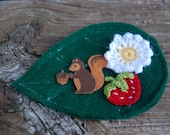 Woodland Creatures Squirrel Clip