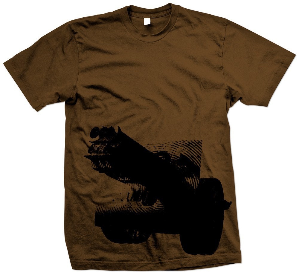 T-shirt of Howitzer Military Field Gun